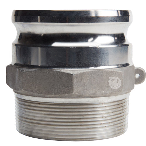 Aluminum 5" Male Camlock x 5" Male NPT (USA)