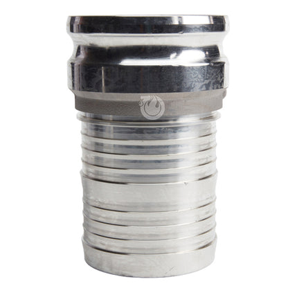 Aluminum 5" Male Camlock to Hose Shank