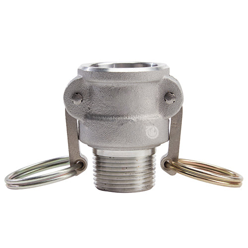 Aluminum 1" Female Camlock x 1" Male NPT