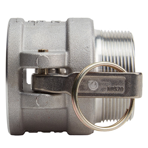 Aluminum 2" Female Camlock x 2" Male NPT