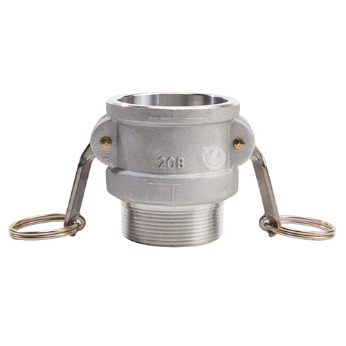 Aluminum 2" Female Camlock x 2" Male NPT