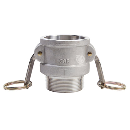 Aluminum 2" Female Camlock x 2" Male NPT