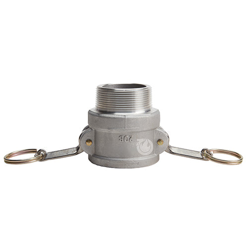 Aluminum 2" Female Camlock x 2" Male NPT (USA)