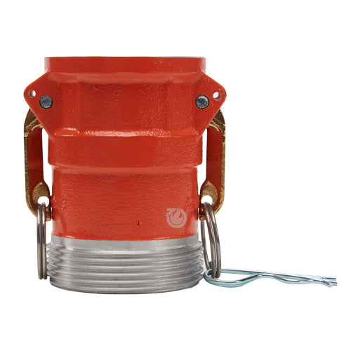 Aluminum 2" Female Camlock x 2 1/2" Male NH Fire Hose