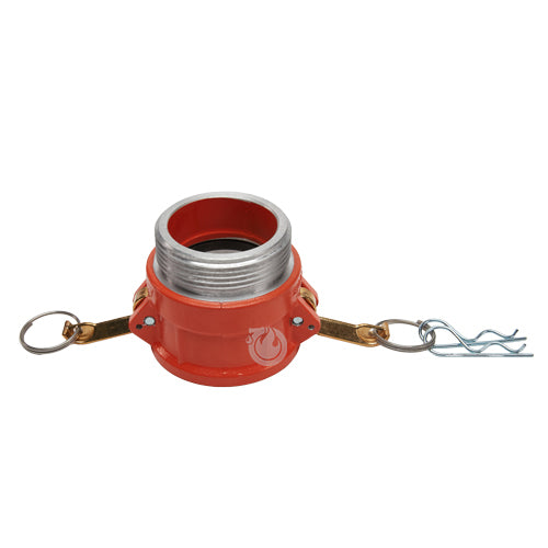 Aluminum 2 1/2" Female Camlock x 2 1/2" Male NH Fire Hose