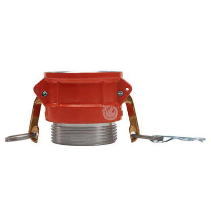 Aluminum 2 1/2" Female Camlock x 2 1/2" Male NH Fire Hose
