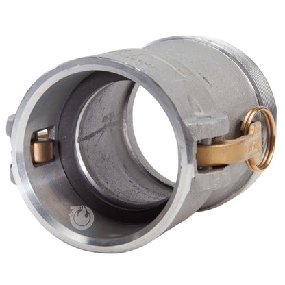 Aluminum 3" Female Camlock x 4" Male NPT
