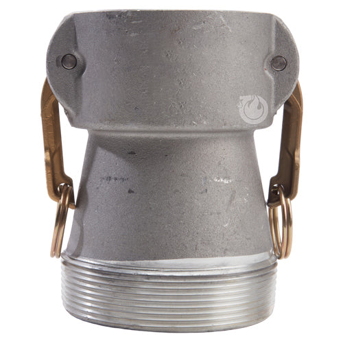 Aluminum 3" Female Camlock x 4" Male NPT