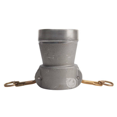 Aluminum 3" Female Camlock x 4" Male NPT