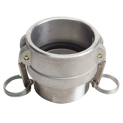 Aluminum 4" Female Camlock x 4" Male NPT