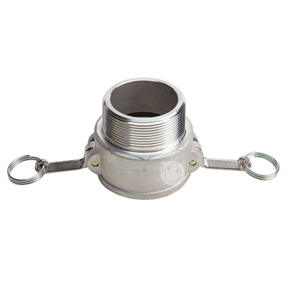 Aluminum 4" Female Camlock x 4" Male NPT