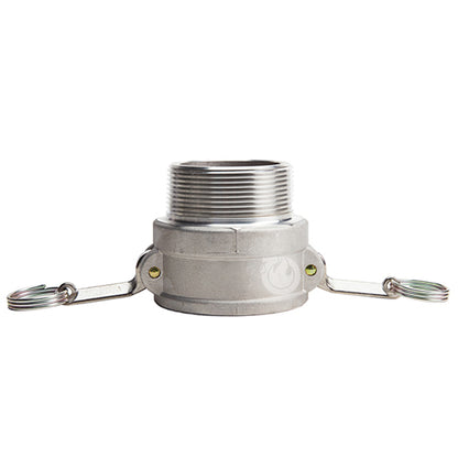 Aluminum 4" Female Camlock x 4" Male NPT