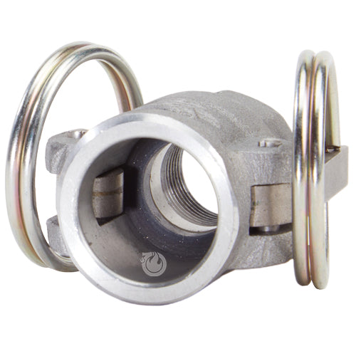 Aluminum 1/2" Female Camlock x 1/2" Female NPT