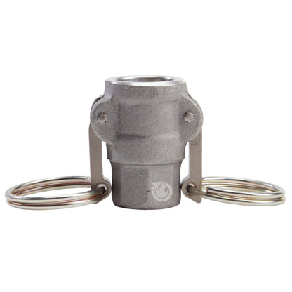 Aluminum 1/2" Female Camlock x 1/2" Female NPT