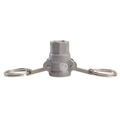 Aluminum 1/2" Female Camlock x 1/2" Female NPT