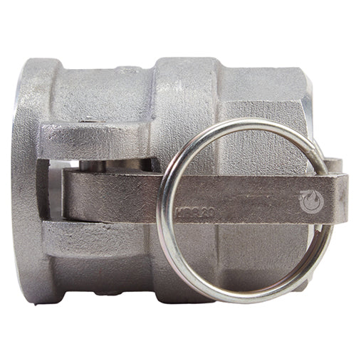 Aluminum 1 1/4" Female Camlock x 1 1/4" Female NPT (USA)