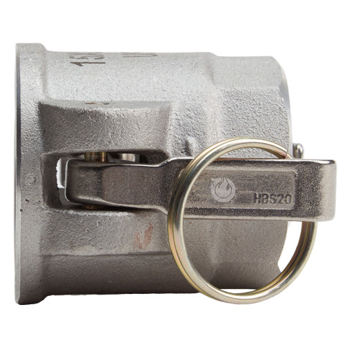 Aluminum 1 1/2" Female Camlock x 1" Female NPT (USA)