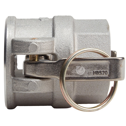Aluminum 1 1/2" Female Camlock x 1 1/2" Female NPT (USA)