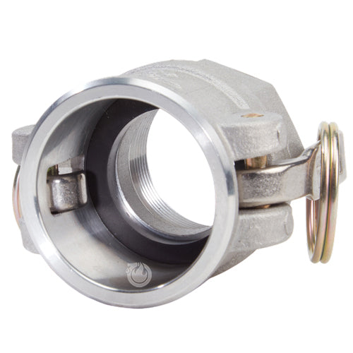 Aluminum 1 1/2" Female Camlock x 1 1/2" Female NPT (USA)