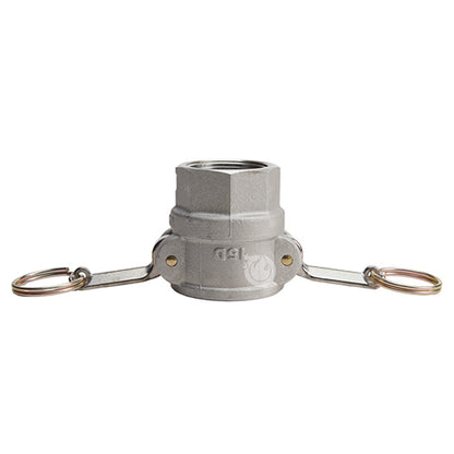 Aluminum 1 1/2" Female Camlock x 1 1/2" Female NPT (USA)
