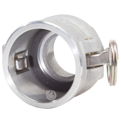 Aluminum 2" Female Camlock x 1 1/2" Female NPT