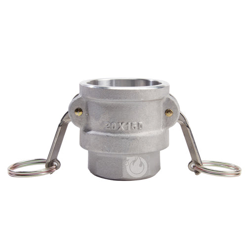 Aluminum 2" Female Camlock x 1 1/2" Female NPT