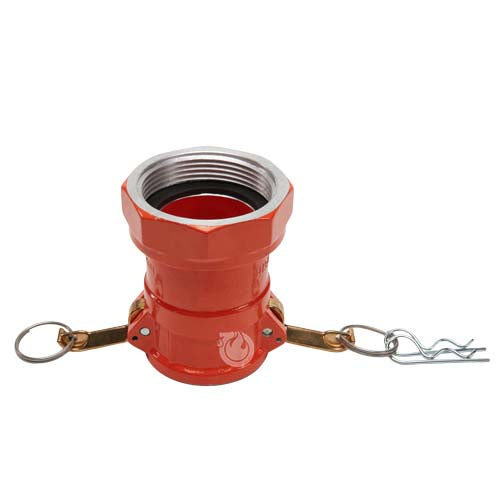 Aluminum 2" Female Camlock x 2 1/2" Female NH Fire Hose