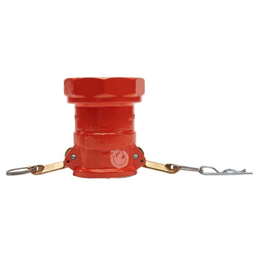 Aluminum 2" Female Camlock x 2 1/2" Female NH Fire Hose