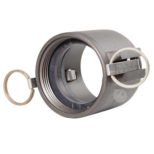 Aluminum 2 1/2" Female Camlock x 2 1/2" Female NH High Pressure