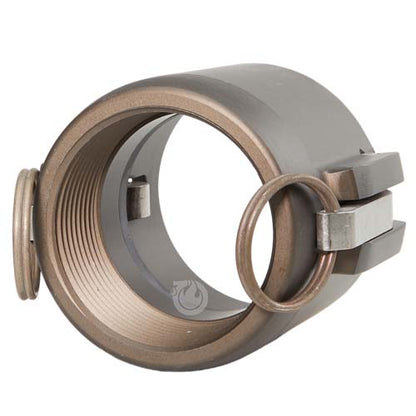 Aluminum 2 1/2" Female Camlock x 2 1/2" Female NPT High Pressure