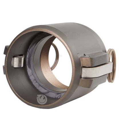 Aluminum 2 1/2" Female Camlock x 2 1/2" Female NPT High Pressure