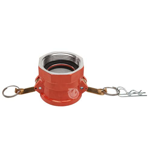 Aluminum 2 1/2" Female Camlock x 2 1/2" Female NH Fire Hose