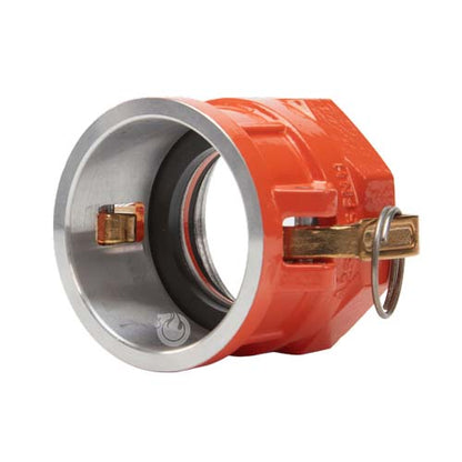 Aluminum 2 1/2" Female Camlock x 2 1/2" Female NH Fire Hose