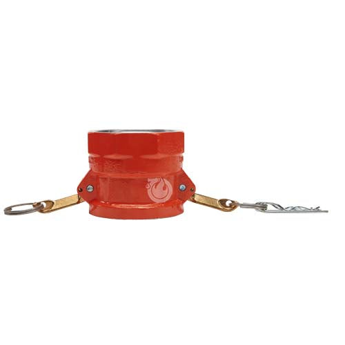 Aluminum 2 1/2" Female Camlock x 2 1/2" Female NH Fire Hose