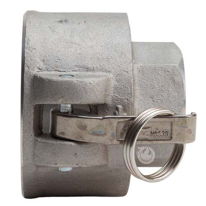 Aluminum 3" Female Camlock x 2" Female NPT