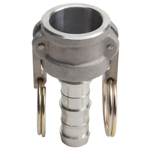 Aluminum 3/4" Female Camlock to Hose Shank (USA)