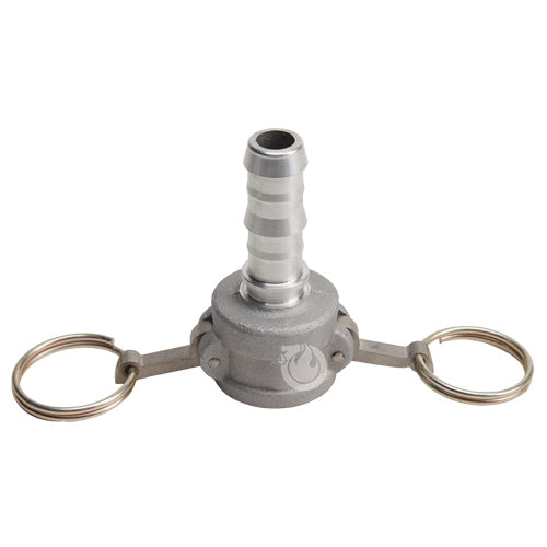 Aluminum 3/4" Female Camlock to Hose Shank (USA)