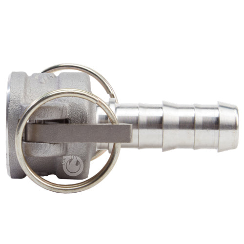 Aluminum 3/4" Female Camlock to Hose Shank (USA)