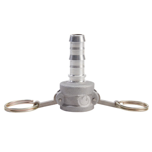 Aluminum 3/4" Female Camlock to Hose Shank (USA)
