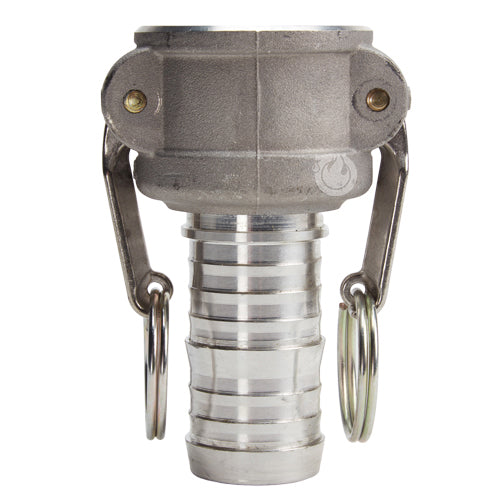 1-1/4" Aluminum Camlock Type C Female X Hose Barb Fitting - Industrial Supply M82-125CAL