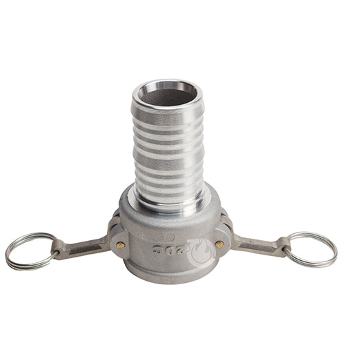 Aluminum 2" Female Camlock to Hose Shank (USA)