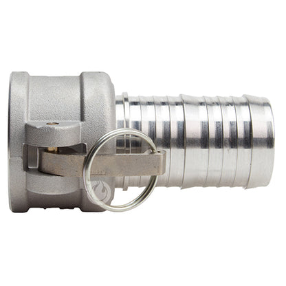 Aluminum 2" Female Camlock to Hose Shank (USA)