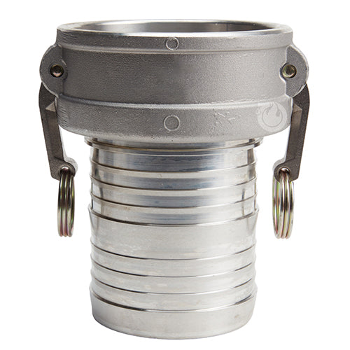 Aluminum 5" Female Camlock to Hose Shank