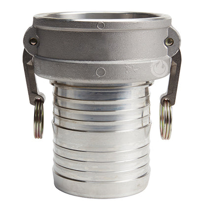 Aluminum 5" Female Camlock to Hose Shank