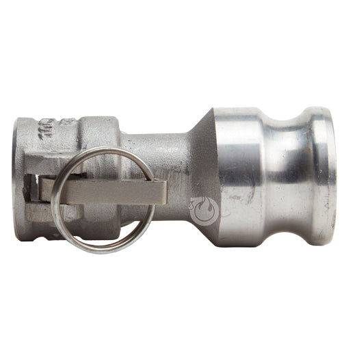 Aluminum 1" Female Camlock x 1 1/2" Male Camlock (USA)