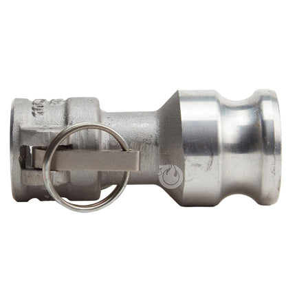 Aluminum 1" Female Camlock x 1 1/2" Male Camlock (USA)