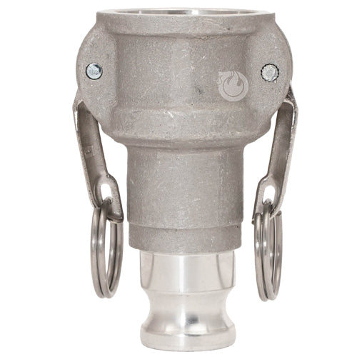 Aluminum 1 1/2" Female Camlock x 1" Male Camlock
