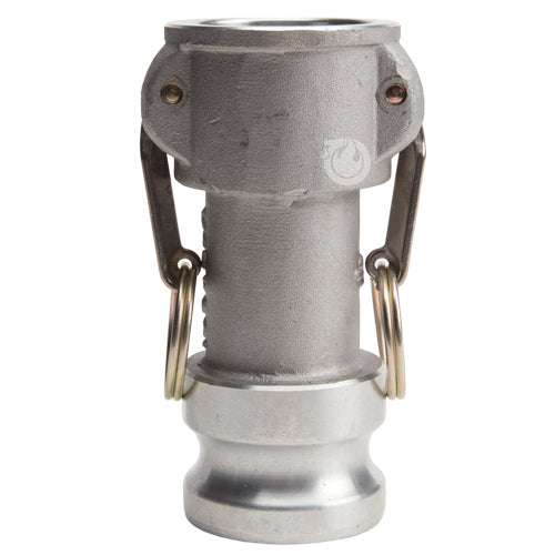 Aluminum 1 1/2" Female Camlock x 2" Male Camlock