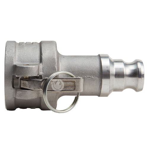 Aluminum 2" Female Camlock x 1" Male Camlock (USA)
