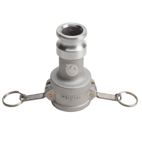 Aluminum 2" Female Camlock x 1 1/2" Male Camlock (USA)
